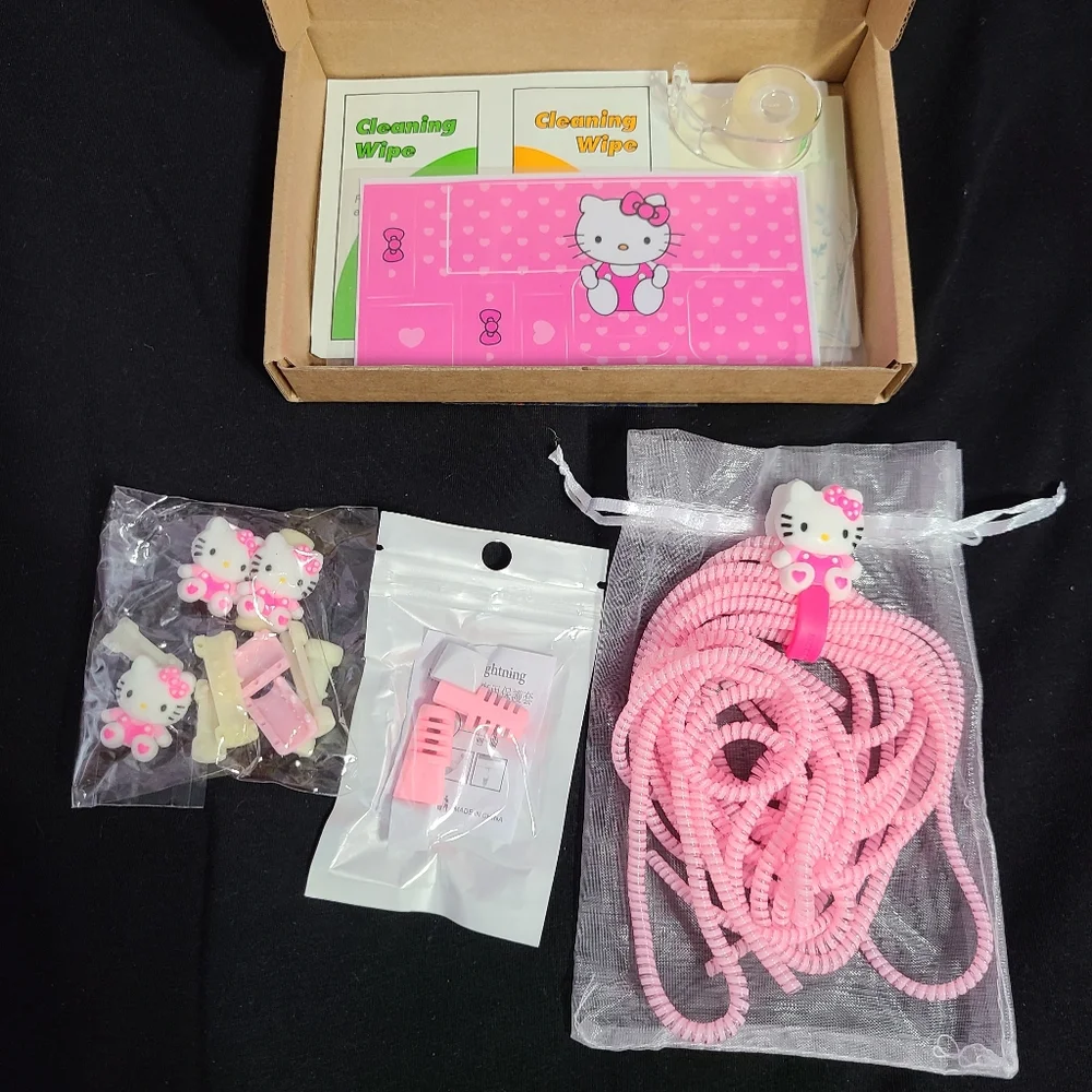 Hello Kitty phone cable cover